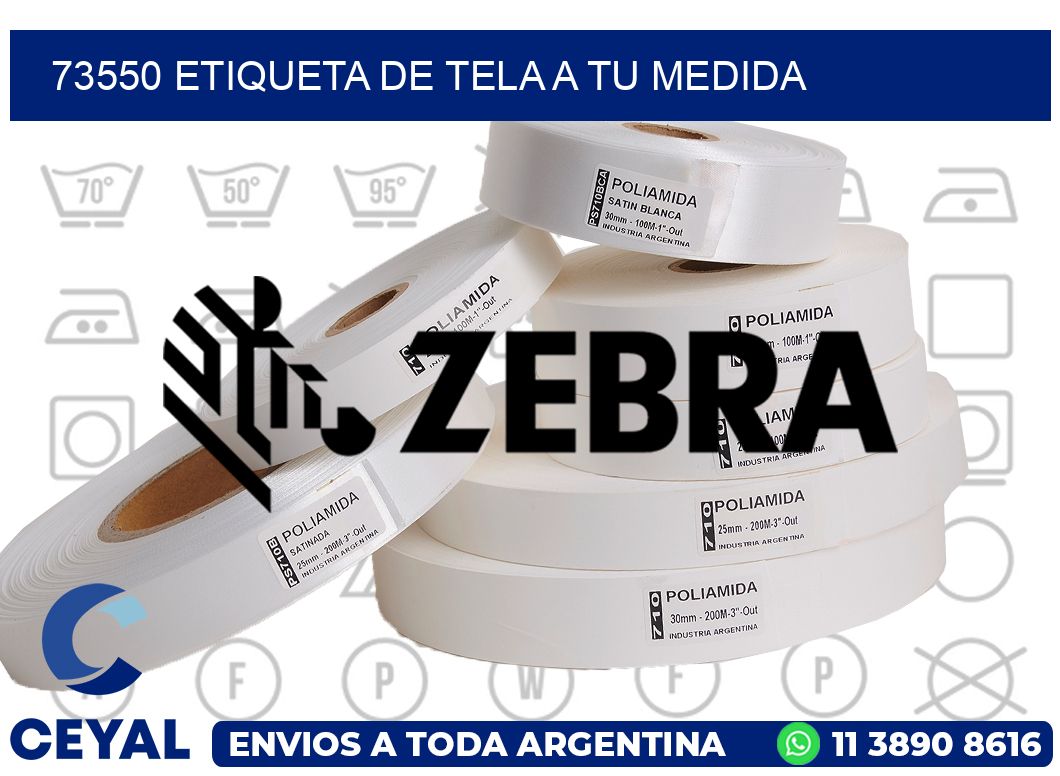 73550 ETIQUETA DE TELA A TU MEDIDA