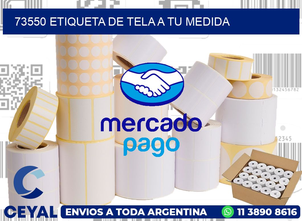 73550 ETIQUETA DE TELA A TU MEDIDA