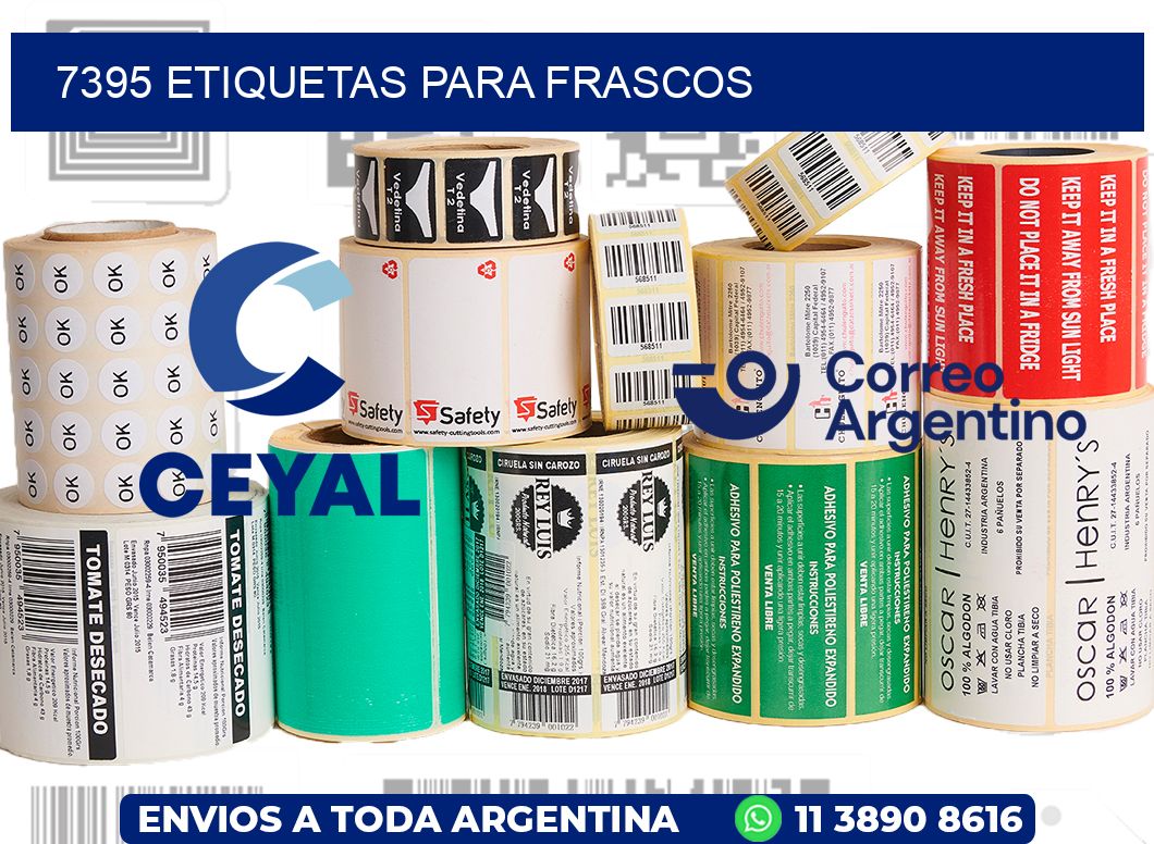 7395 ETIQUETAS PARA FRASCOS