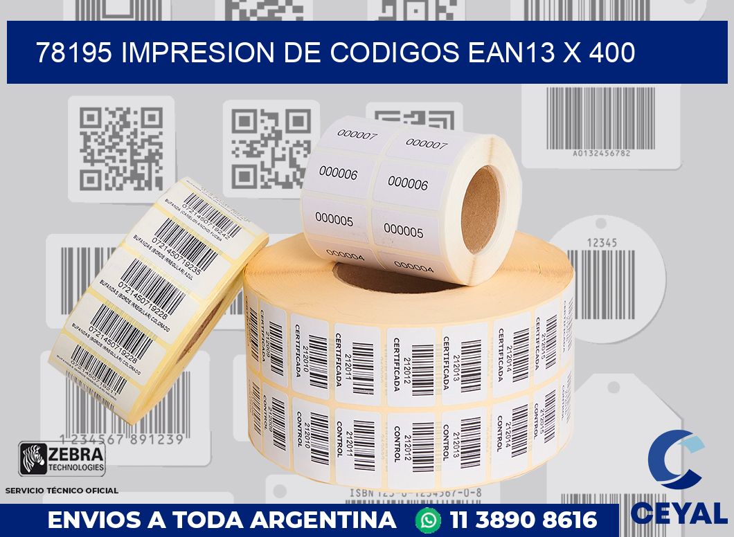78195 impresion de codigos EAN13 x 400