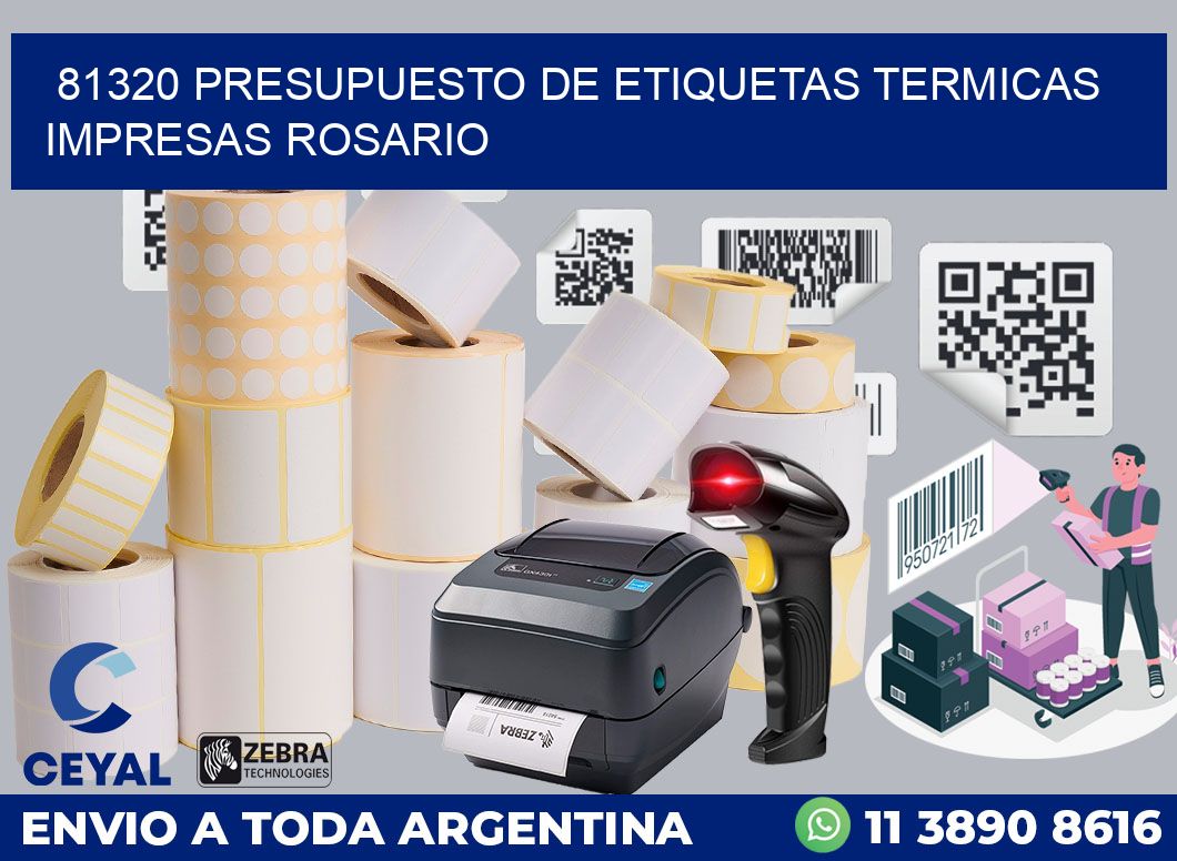 81320 PRESUPUESTO DE ETIQUETAS TERMICAS IMPRESAS ROSARIO