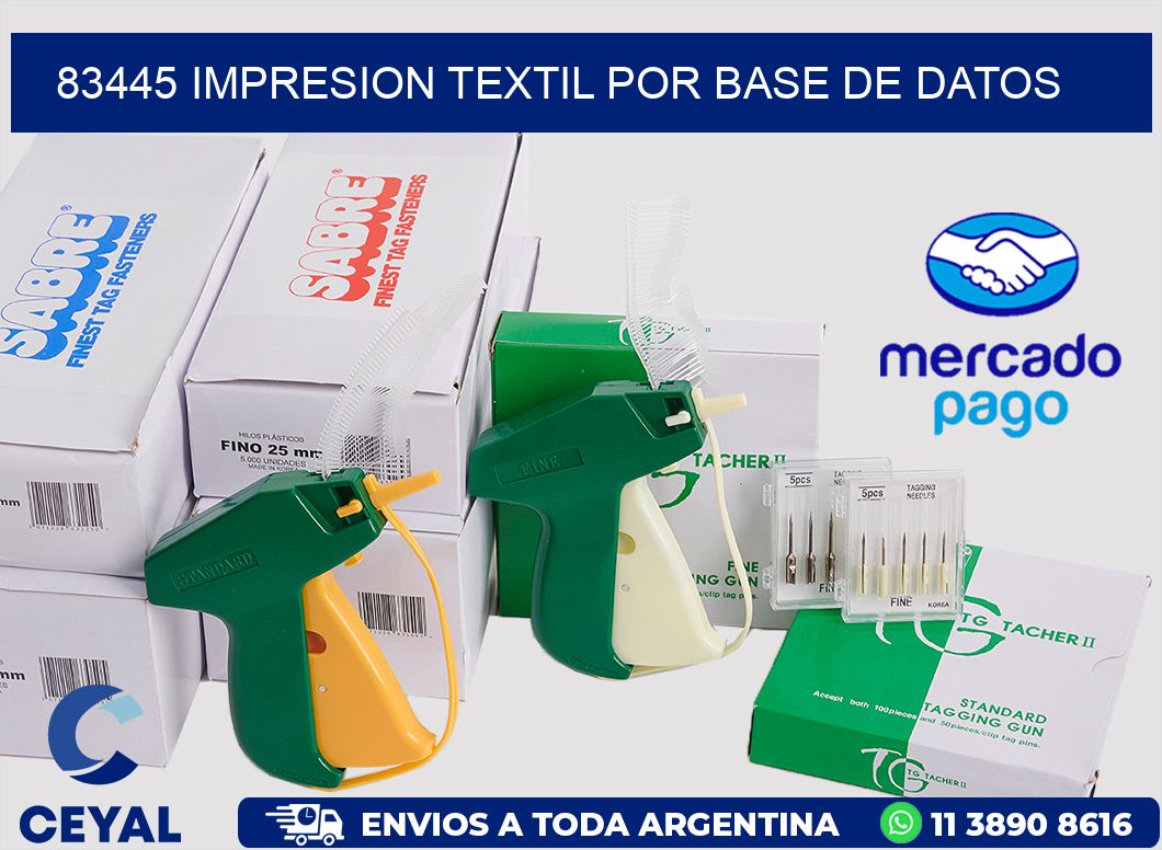 83445 IMPRESION TEXTIL POR BASE DE DATOS