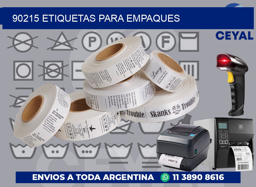 90215 ETIQUETAS PARA EMPAQUES