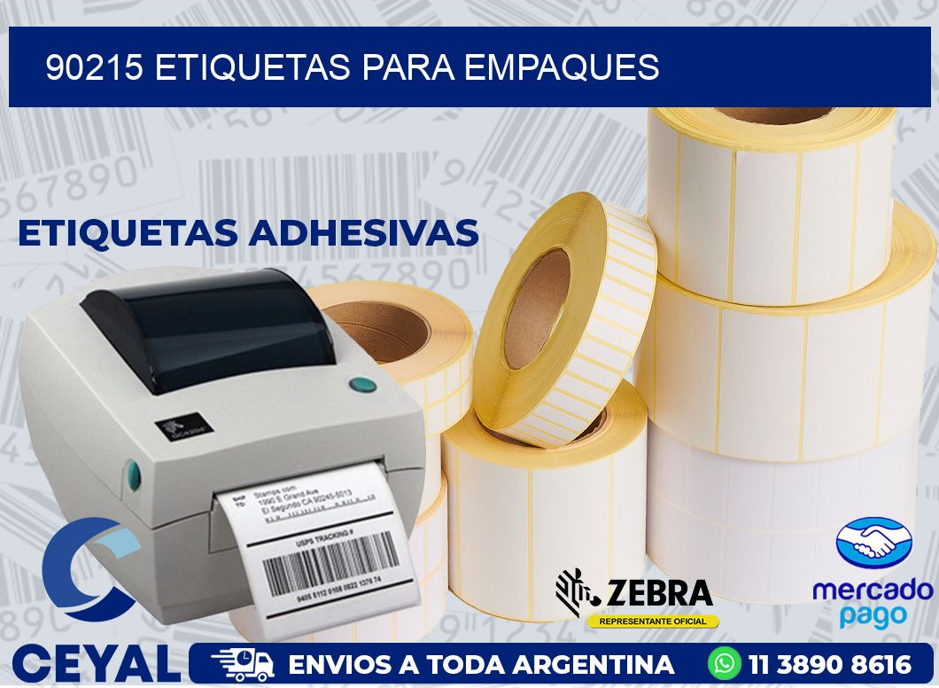 90215 ETIQUETAS PARA EMPAQUES