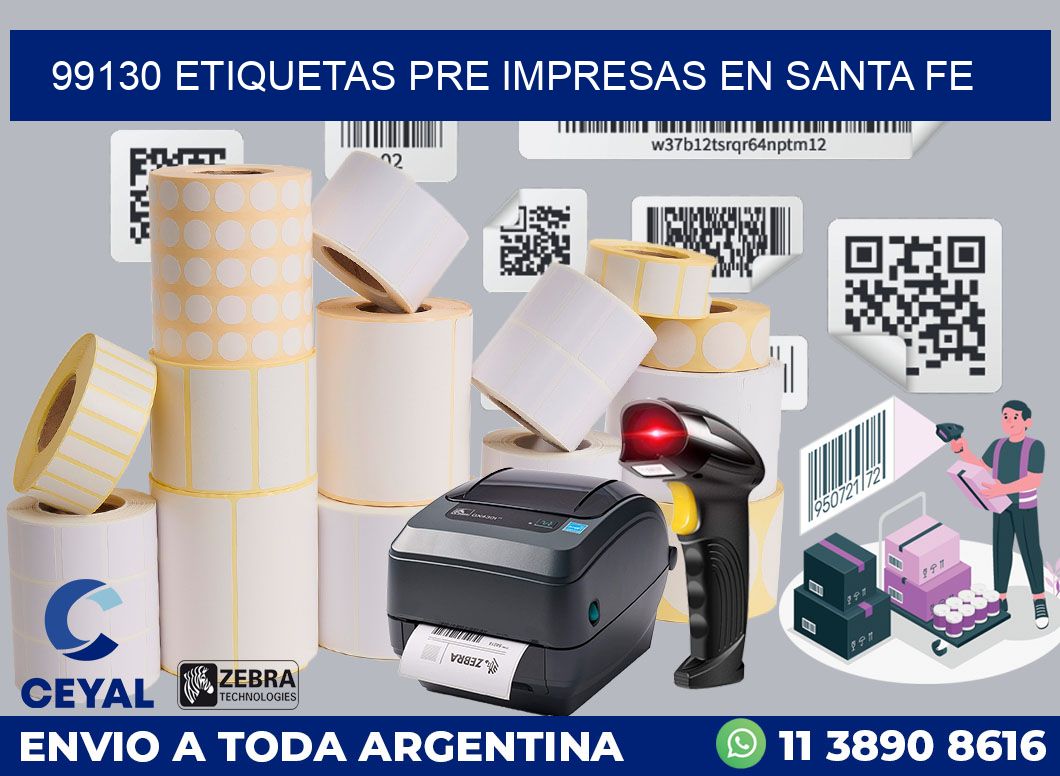 99130 ETIQUETAS PRE IMPRESAS EN SANTA FE