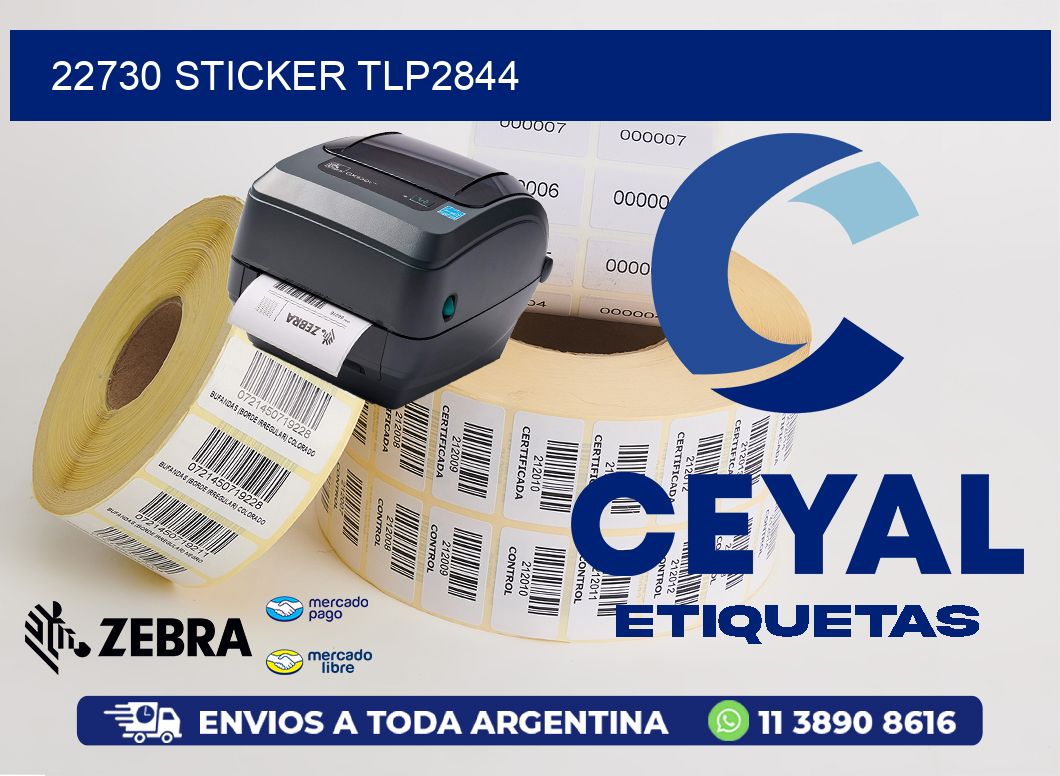 22730 STICKER TLP2844