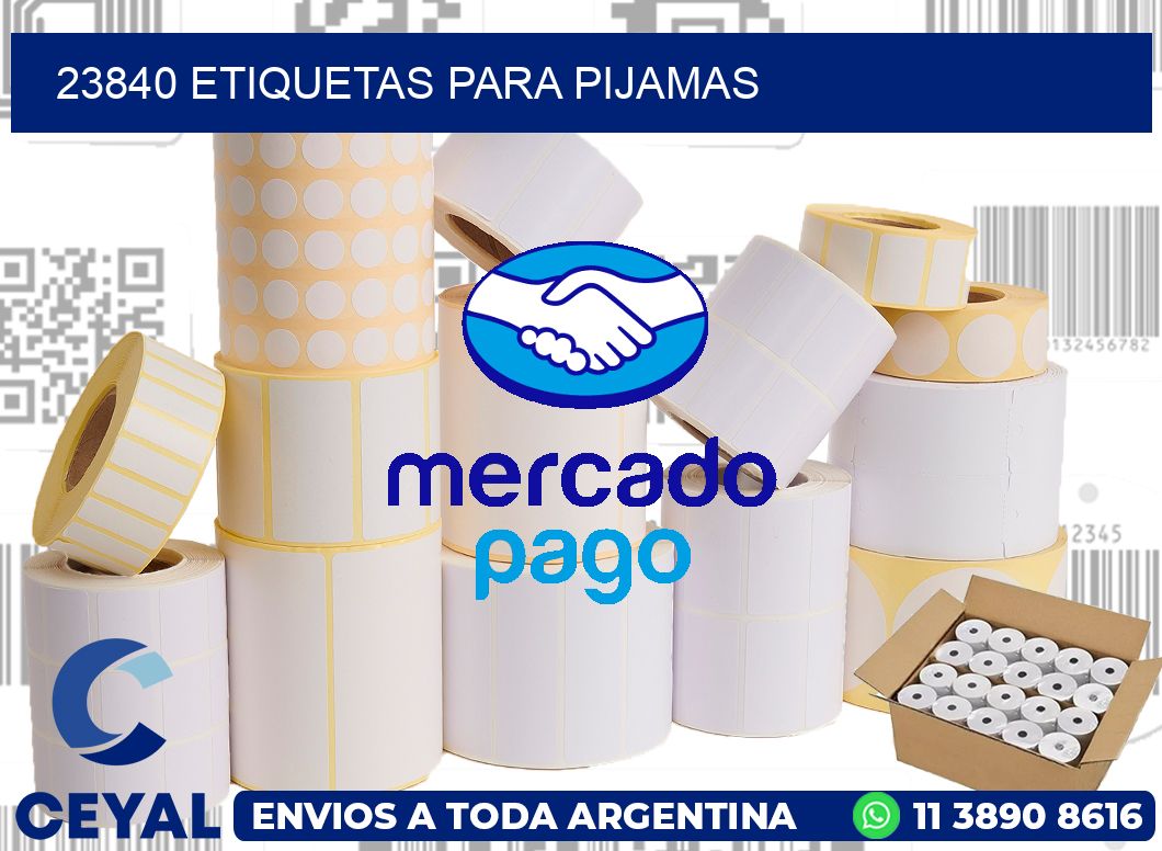 23840 ETIQUETAS PARA PIJAMAS