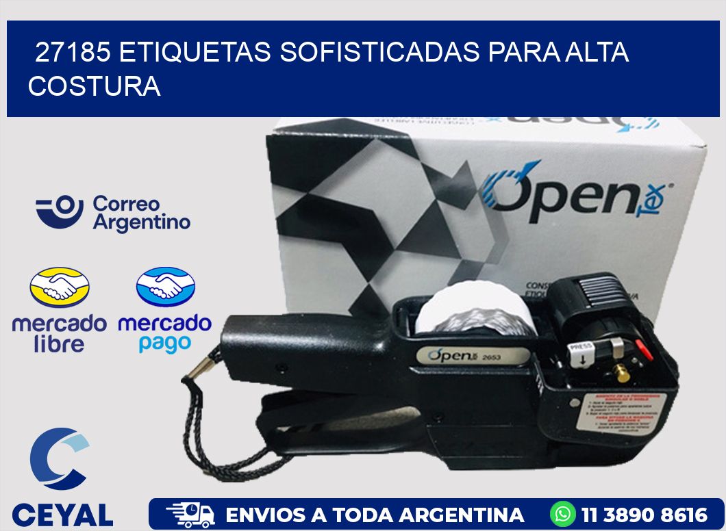27185 ETIQUETAS SOFISTICADAS PARA ALTA COSTURA