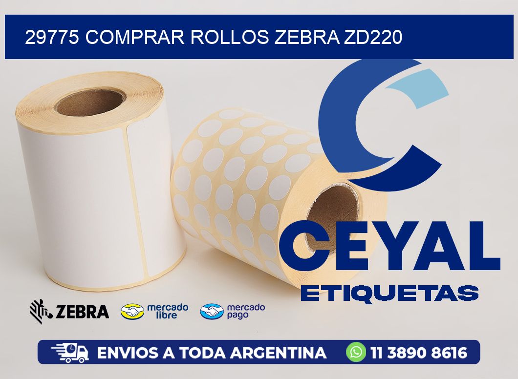 29775 COMPRAR ROLLOS ZEBRA ZD220