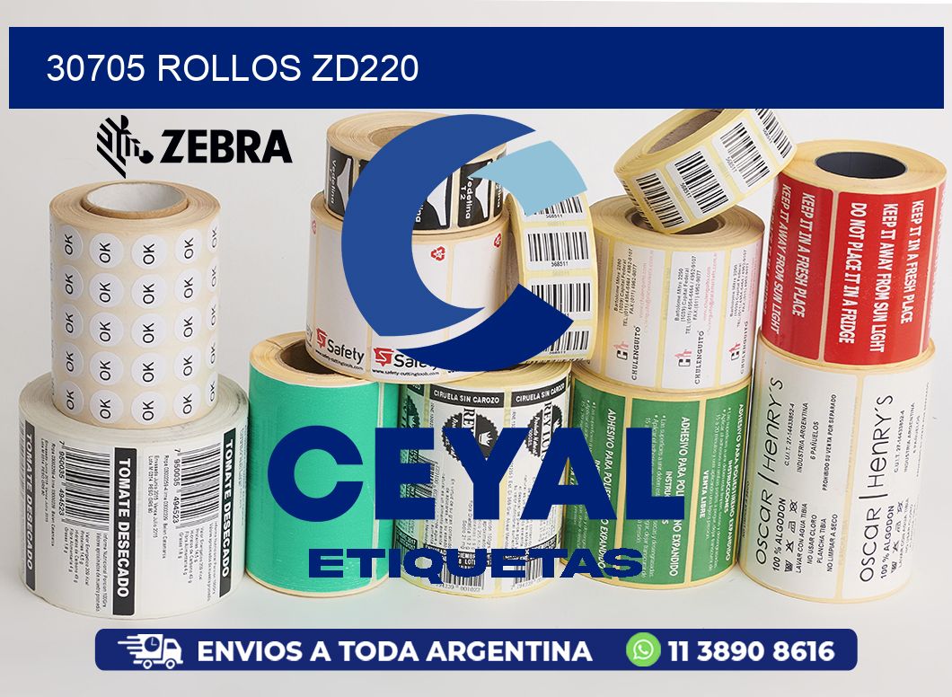 30705 ROLLOS ZD220