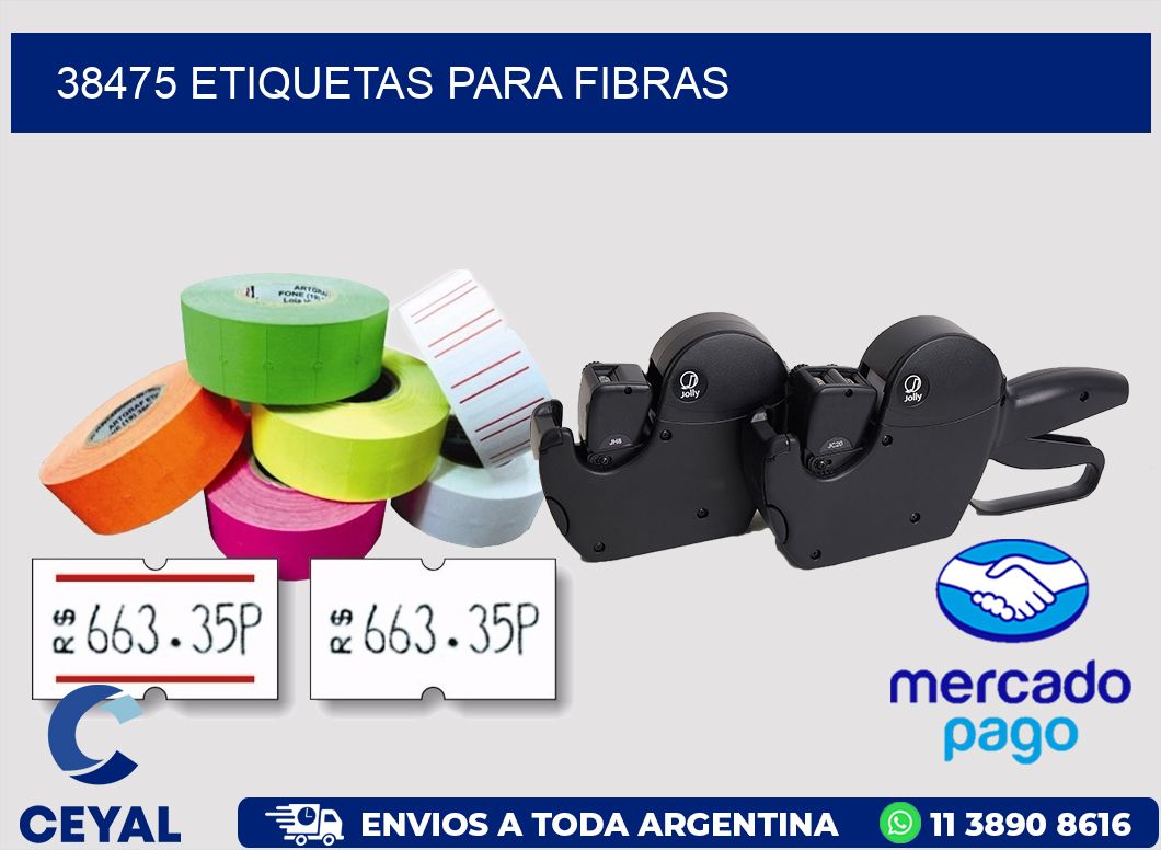 38475 ETIQUETAS PARA FIBRAS