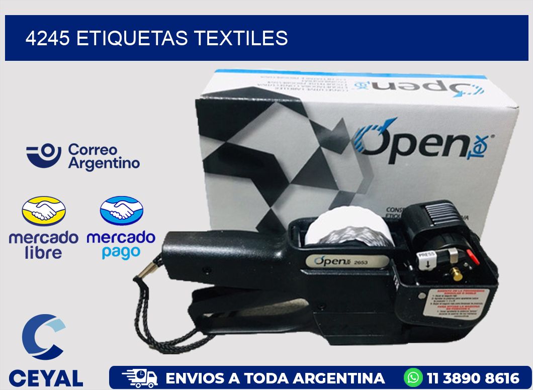 4245 ETIQUETAS TEXTILES