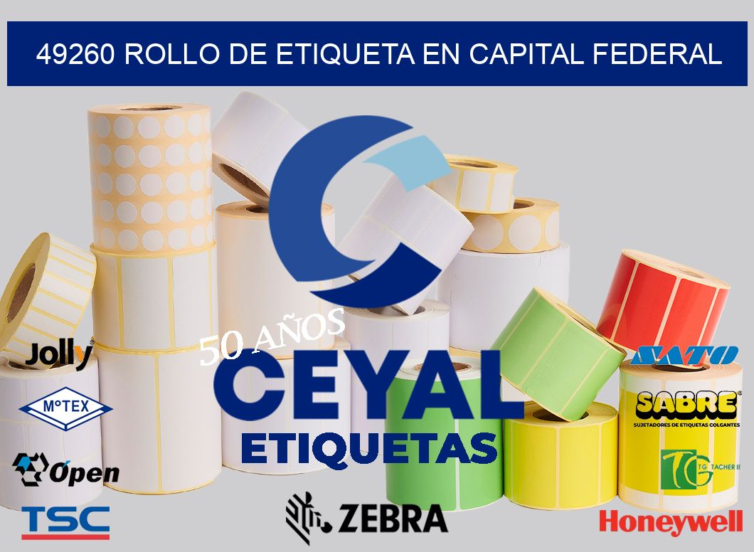 49260 ROLLO DE ETIQUETA EN CAPITAL FEDERAL