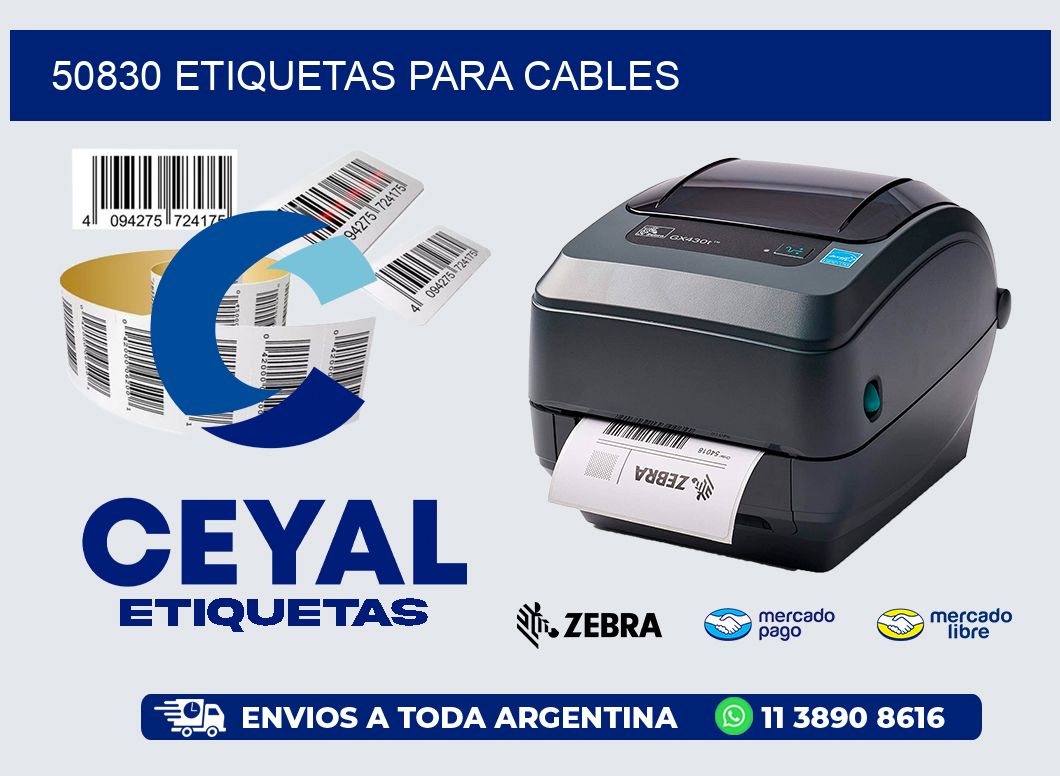 50830 etiquetas para cables