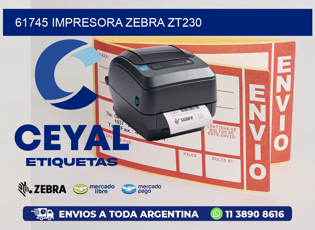 61745 Impresora Zebra ZT230