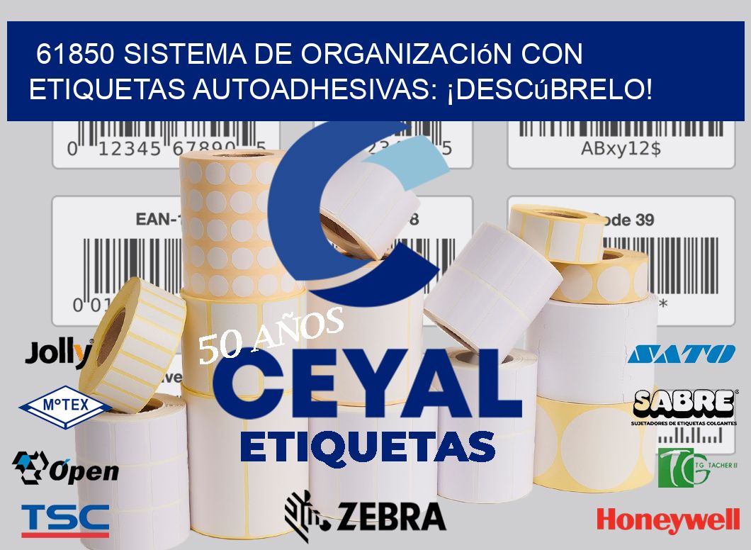 61850 Sistema de Organización con Etiquetas Autoadhesivas: ¡Descúbrelo!