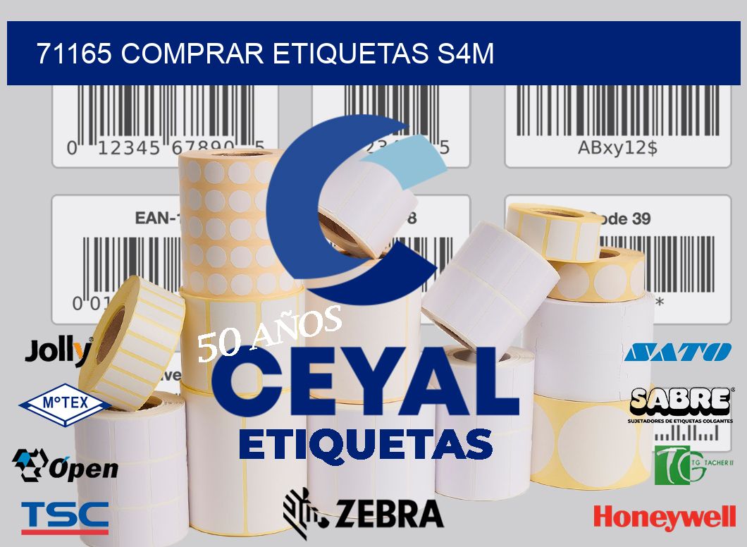 71165 COMPRAR ETIQUETAS S4M