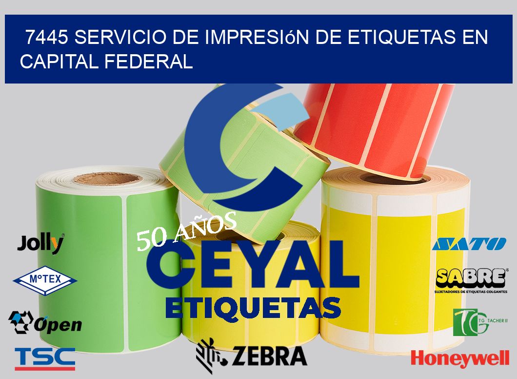 7445 Servicio de Impresión de Etiquetas en Capital Federal