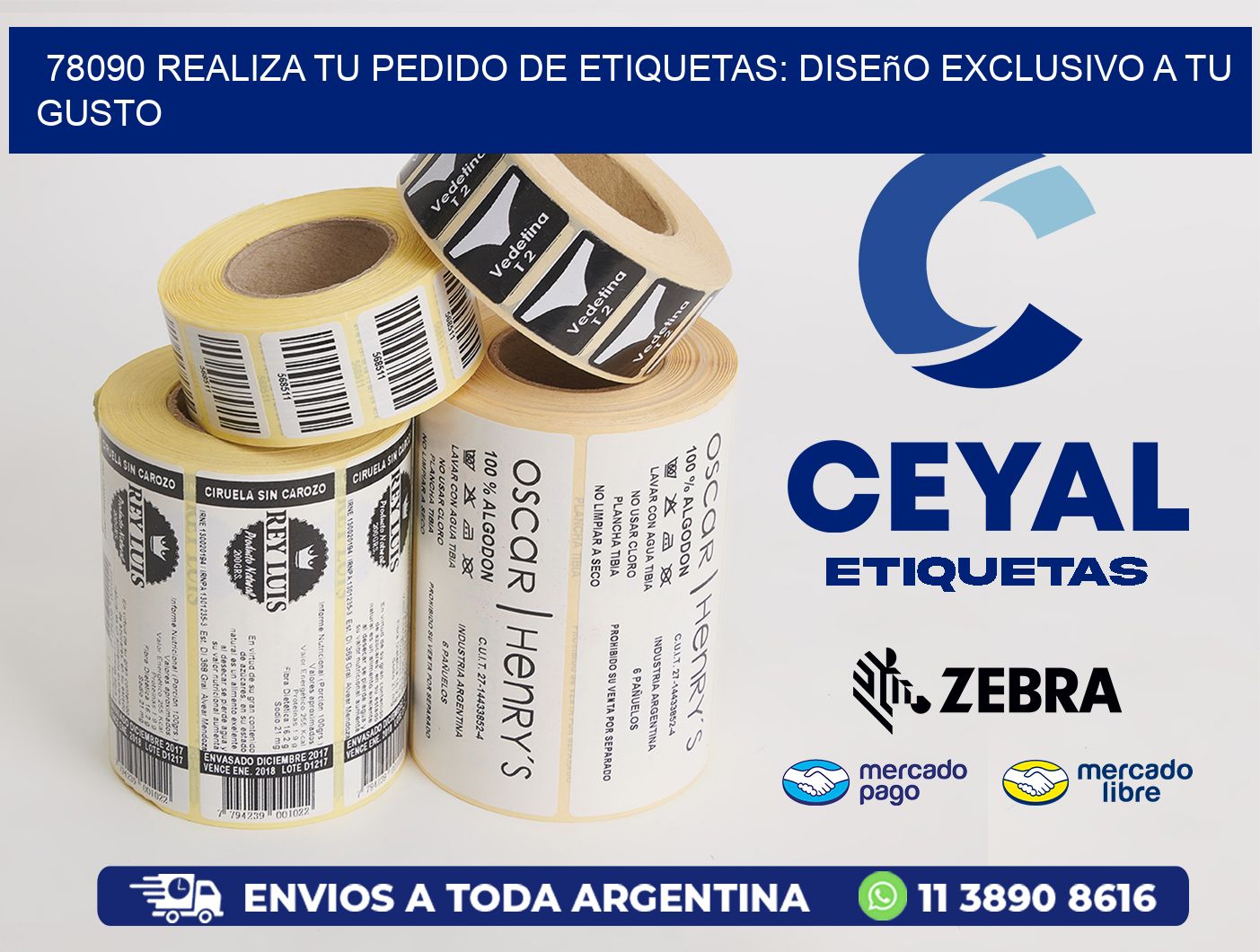 78090 Realiza tu Pedido de Etiquetas: Diseño Exclusivo a tu Gusto