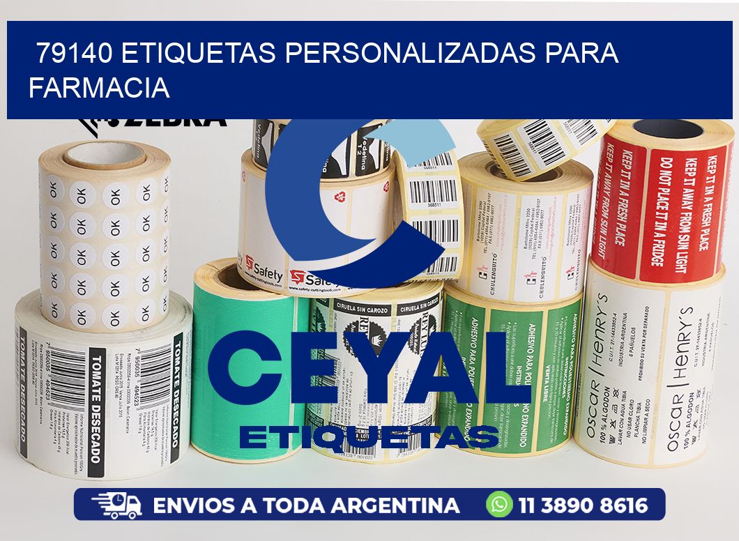 79140 ETIQUETAS PERSONALIZADAS PARA FARMACIA