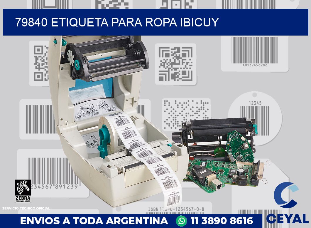 79840 ETIQUETA PARA ROPA IBICUY