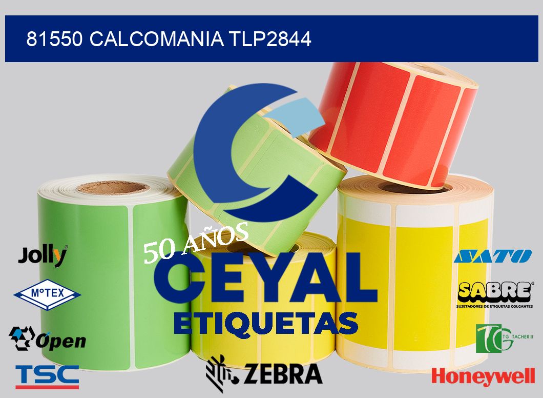 81550 CALCOMANIA TLP2844