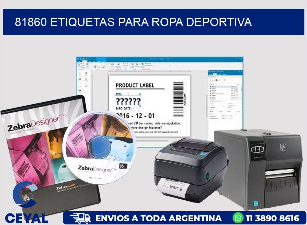 81860 ETIQUETAS PARA ROPA DEPORTIVA