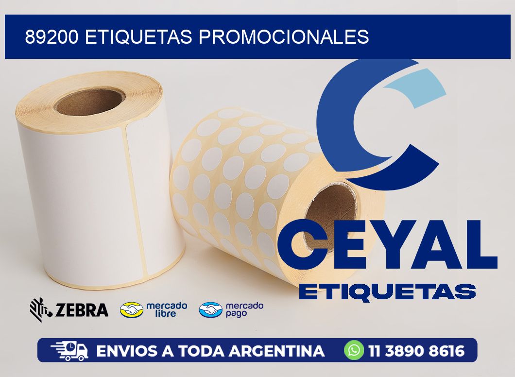 89200 etiquetas promocionales