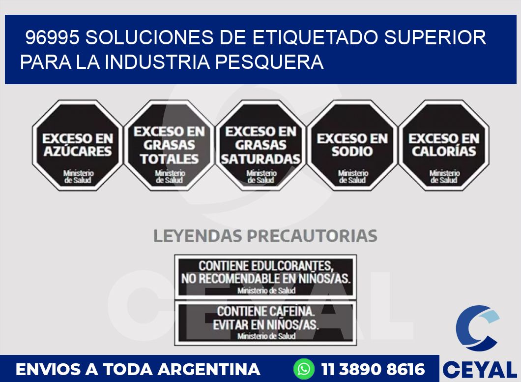 96995 SOLUCIONES DE ETIQUETADO SUPERIOR PARA LA INDUSTRIA PESQUERA