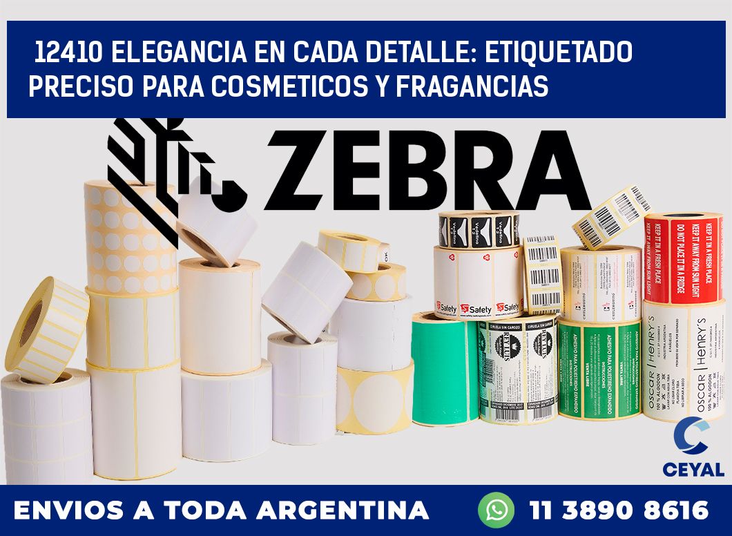 12410 ELEGANCIA EN CADA DETALLE: ETIQUETADO PRECISO PARA COSMETICOS Y FRAGANCIAS