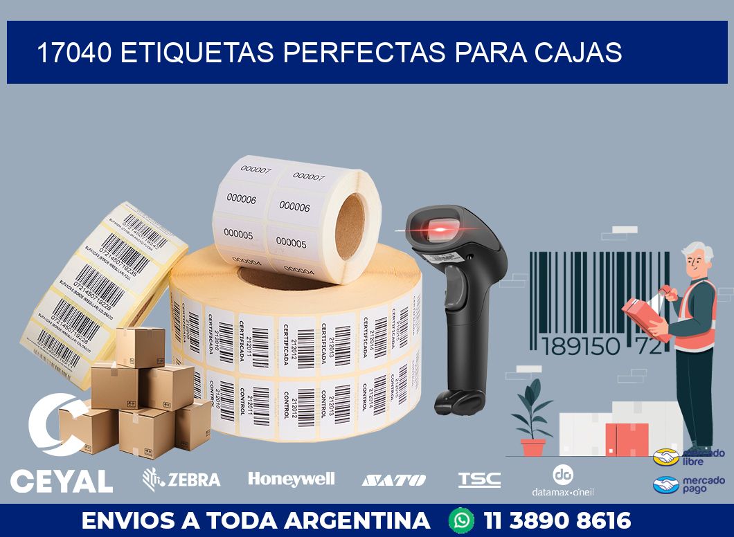 17040 ETIQUETAS PERFECTAS PARA CAJAS