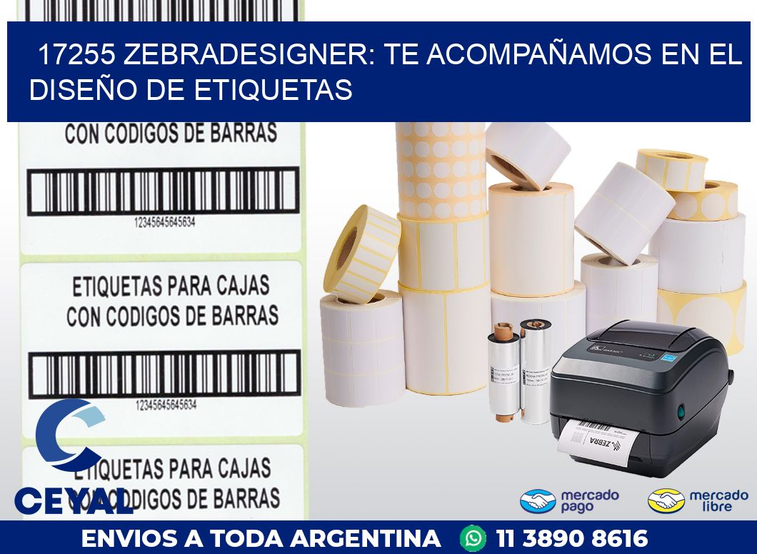 17255 ZEBRADESIGNER: TE ACOMPAÑAMOS EN EL DISEÑO DE ETIQUETAS