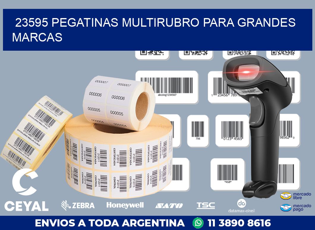 23595 PEGATINAS MULTIRUBRO PARA GRANDES MARCAS