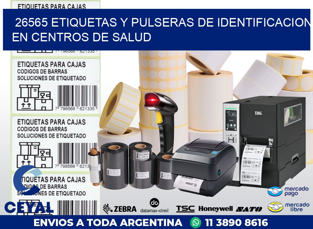 26565 ETIQUETAS Y PULSERAS DE IDENTIFICACION EN CENTROS DE SALUD