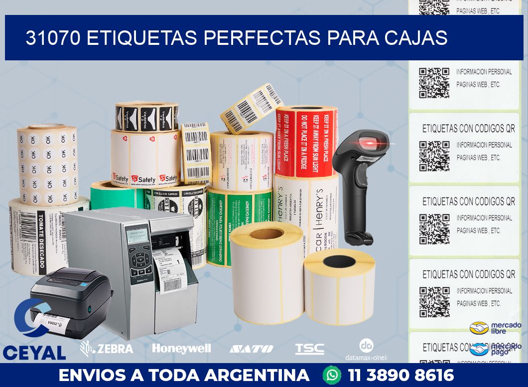 31070 ETIQUETAS PERFECTAS PARA CAJAS