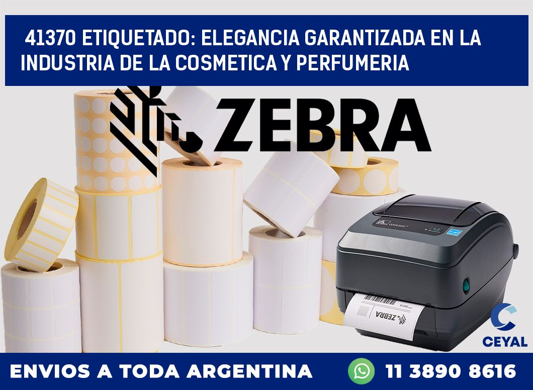 41370 ETIQUETADO: ELEGANCIA GARANTIZADA EN LA INDUSTRIA DE LA COSMETICA Y PERFUMERIA