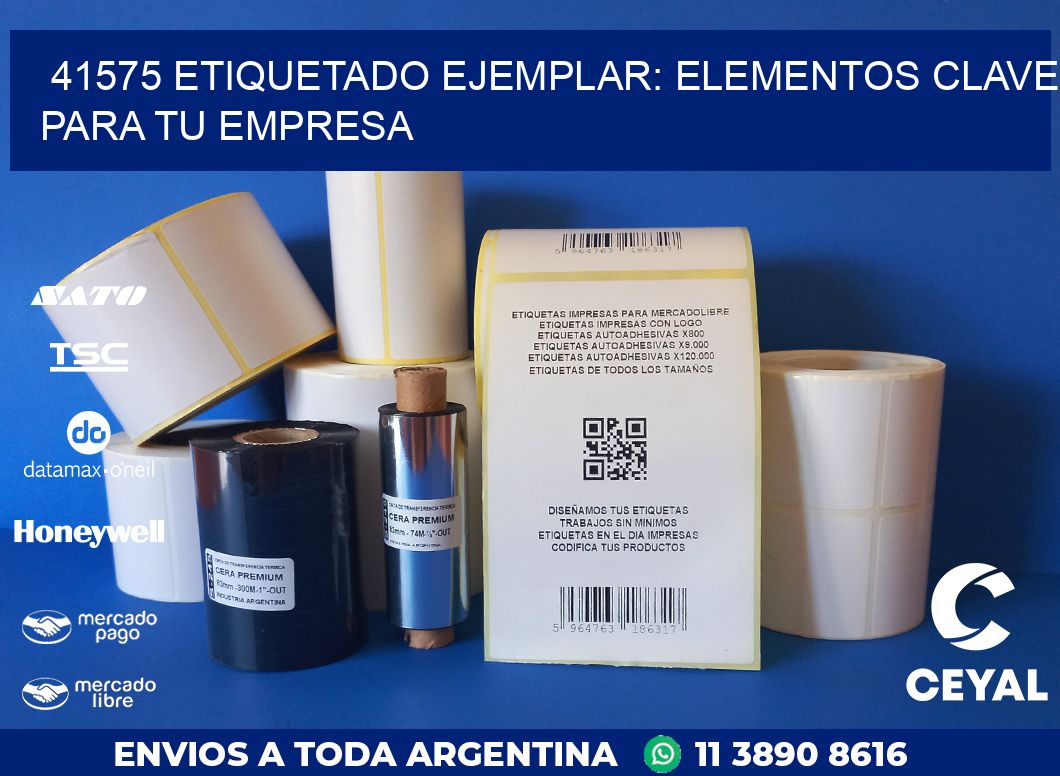 41575 ETIQUETADO EJEMPLAR: ELEMENTOS CLAVE PARA TU EMPRESA