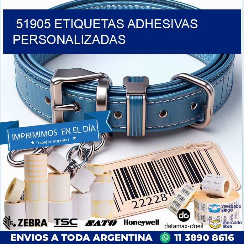 51905 ETIQUETAS ADHESIVAS PERSONALIZADAS