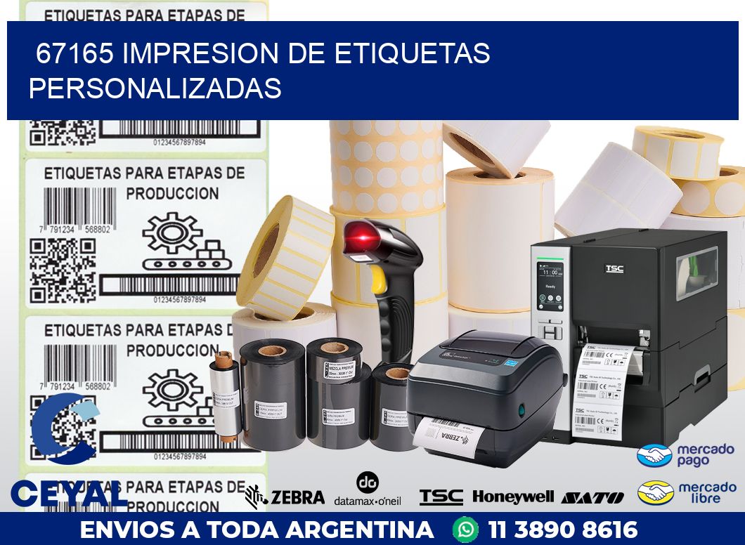67165 IMPRESION DE ETIQUETAS PERSONALIZADAS