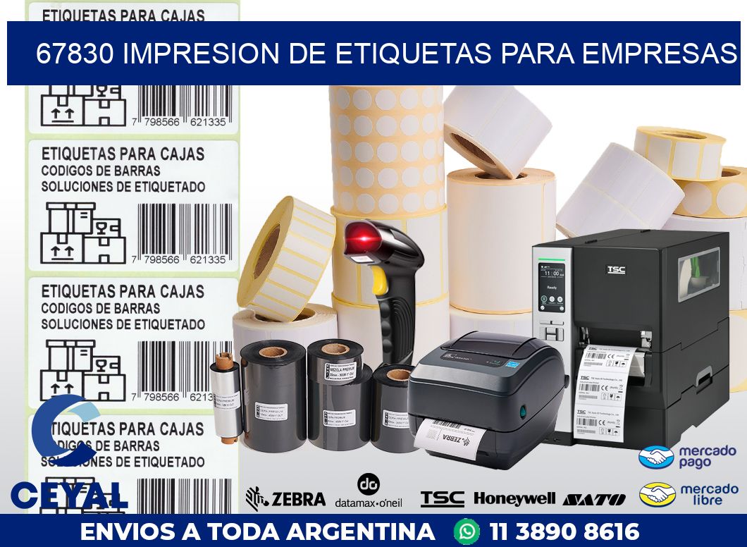 67830 IMPRESION DE ETIQUETAS PARA EMPRESAS