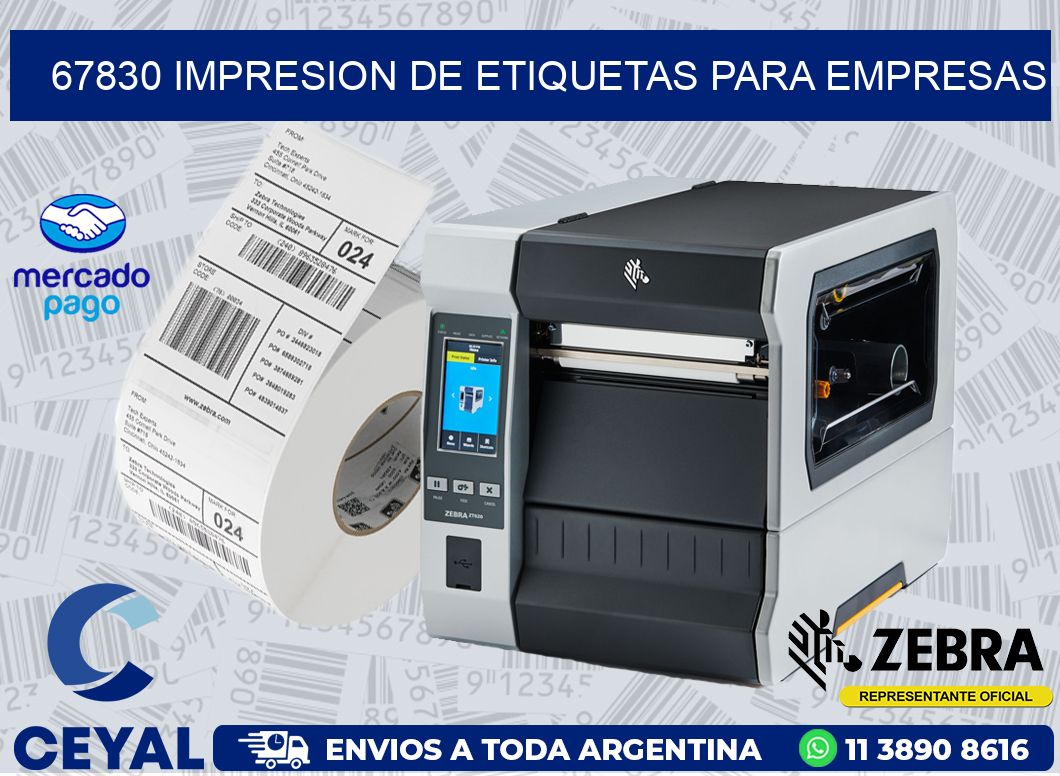 67830 IMPRESION DE ETIQUETAS PARA EMPRESAS