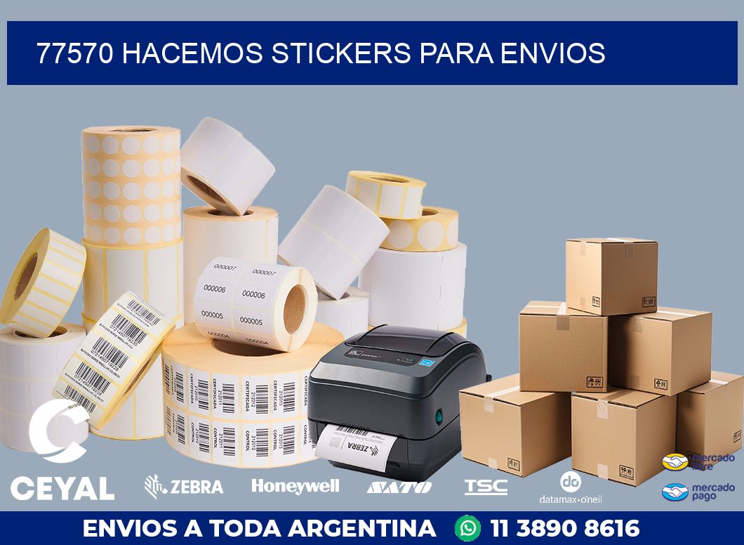 77570 HACEMOS STICKERS PARA ENVIOS