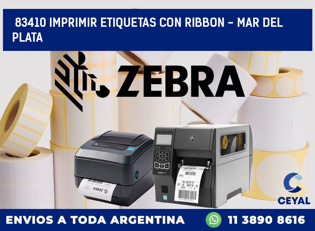 83410 IMPRIMIR ETIQUETAS CON RIBBON - MAR DEL PLATA