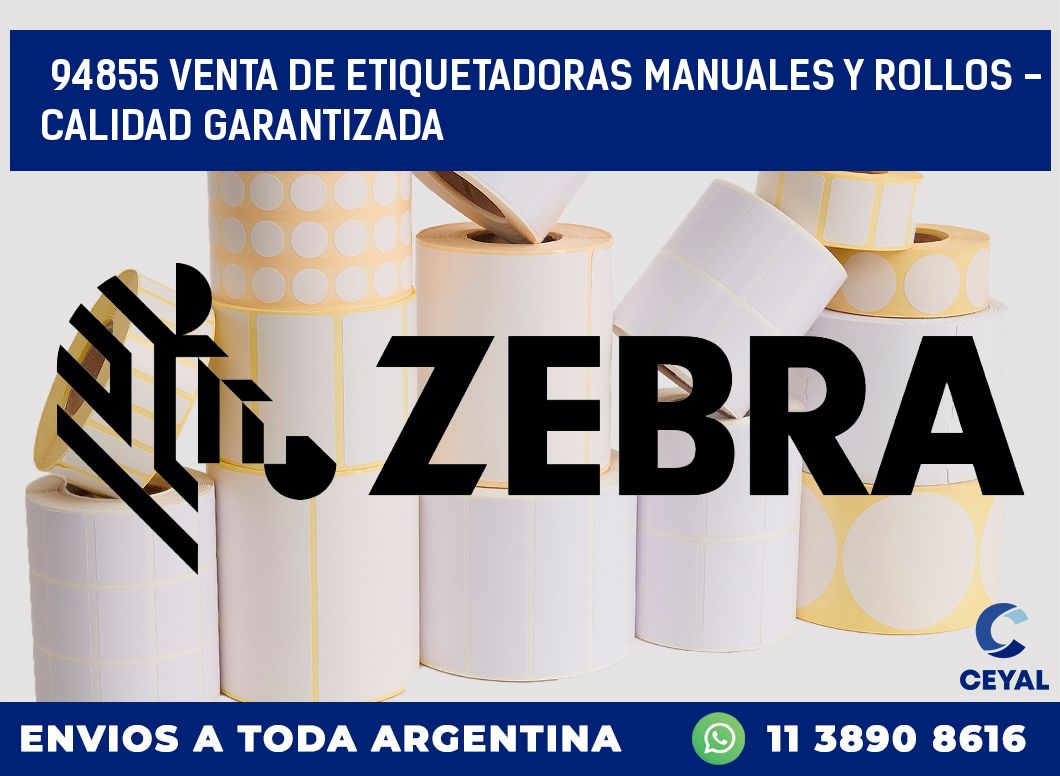 94855 VENTA DE ETIQUETADORAS MANUALES Y ROLLOS - CALIDAD GARANTIZADA