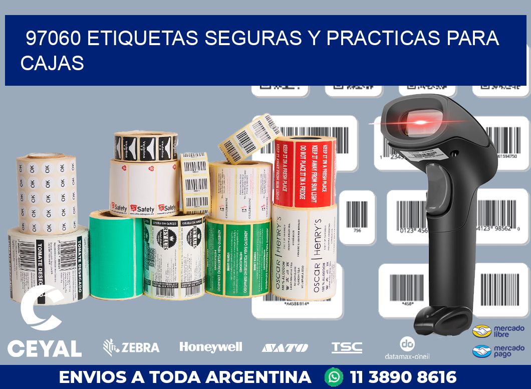 97060 ETIQUETAS SEGURAS Y PRACTICAS PARA CAJAS