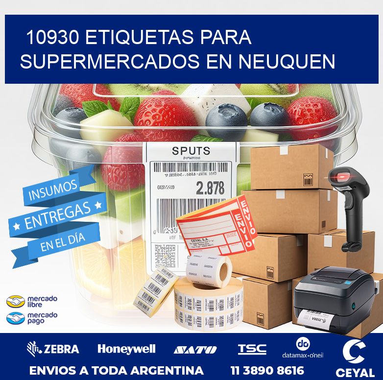 10930 ETIQUETAS PARA SUPERMERCADOS EN NEUQUEN