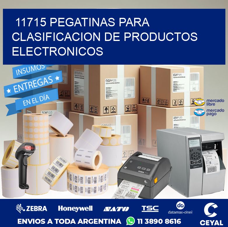 11715 PEGATINAS PARA CLASIFICACION DE PRODUCTOS ELECTRONICOS