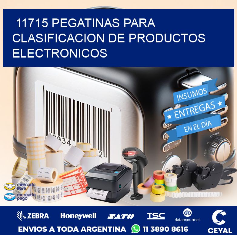 11715 PEGATINAS PARA CLASIFICACION DE PRODUCTOS ELECTRONICOS