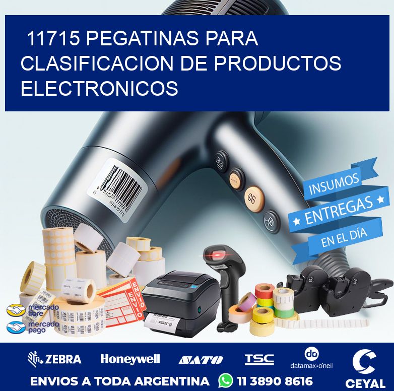 11715 PEGATINAS PARA CLASIFICACION DE PRODUCTOS ELECTRONICOS
