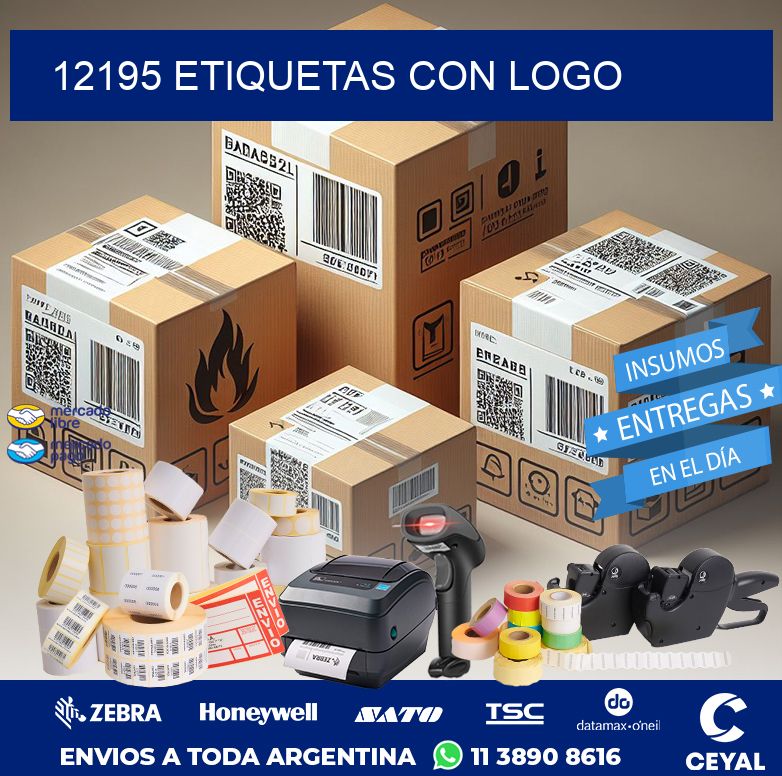 12195 ETIQUETAS CON LOGO
